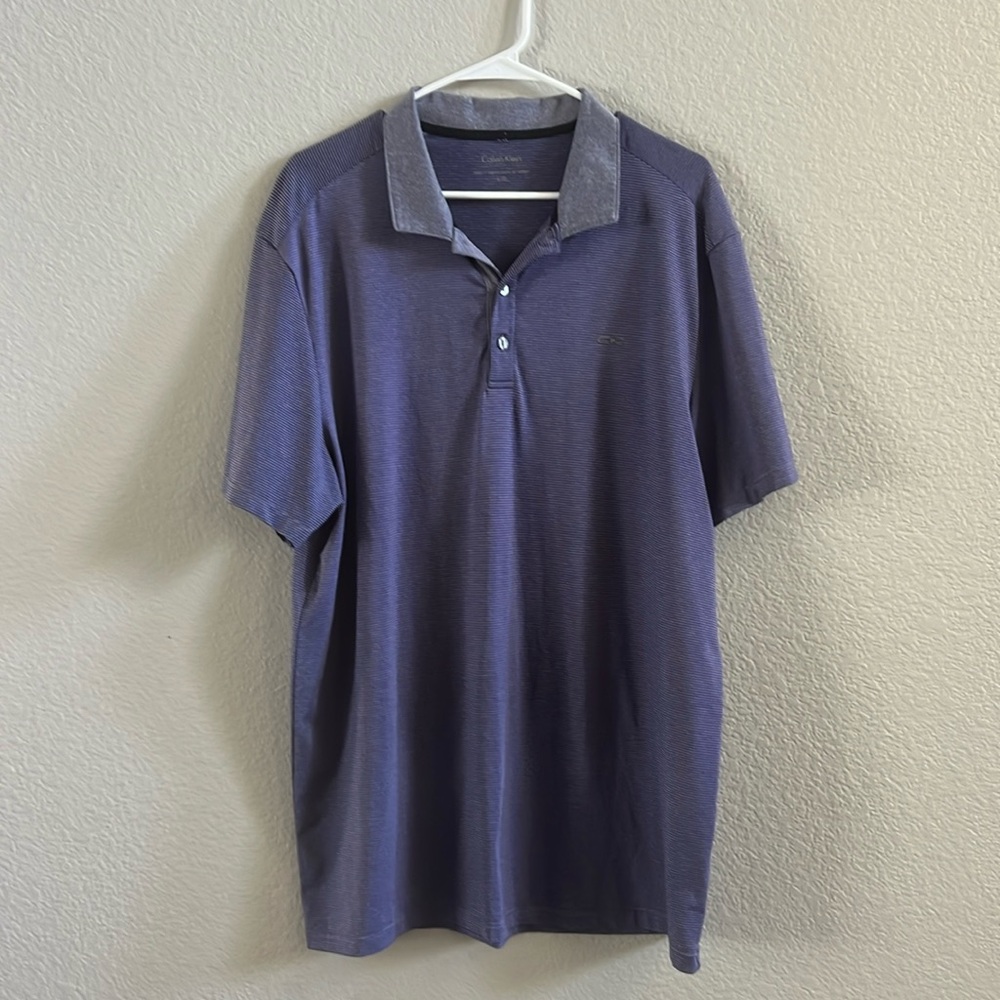 Calvin Klein Men’s Short Sleeve Polo Shirt Size L